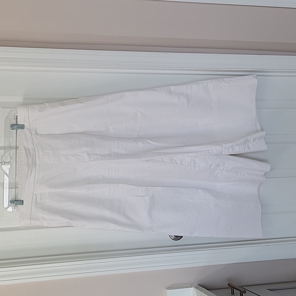 Banana Republic Linen Blend Wideleg Pants